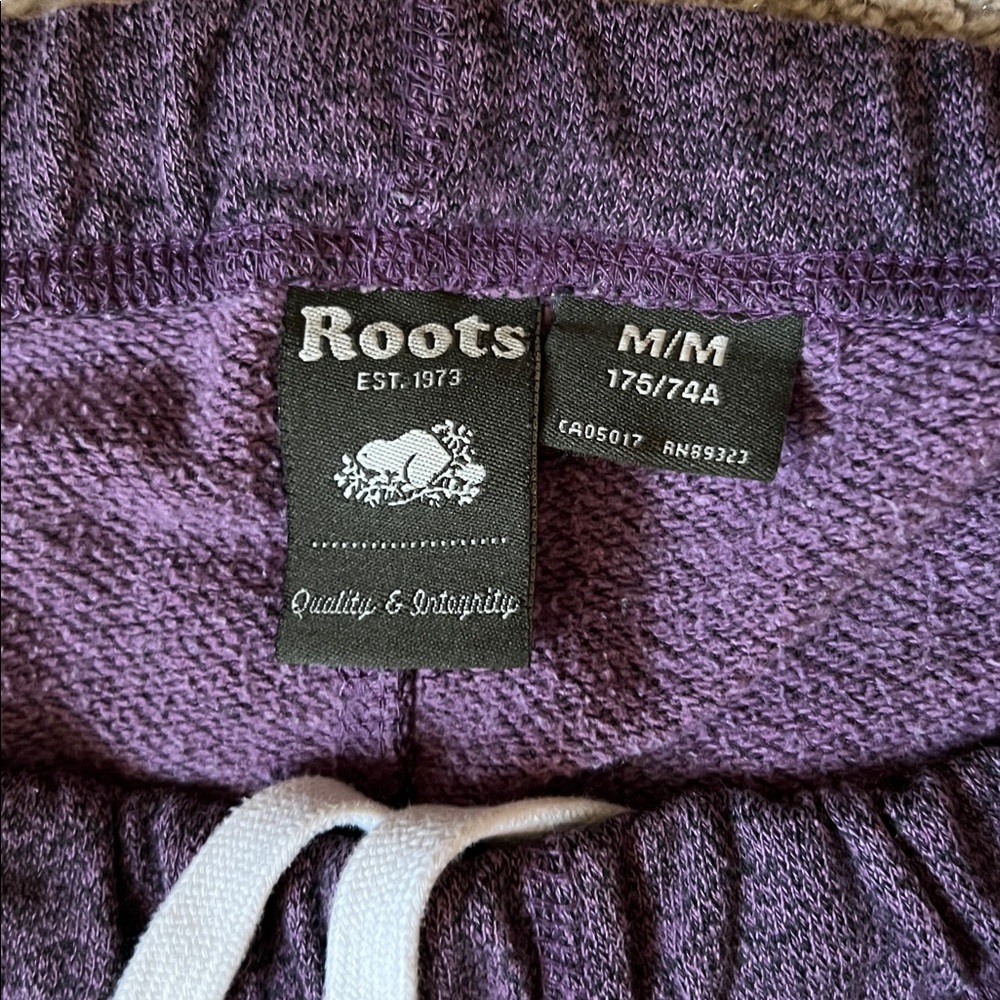 Purple Roots Sweatpants Size M - Picture 2 of 4